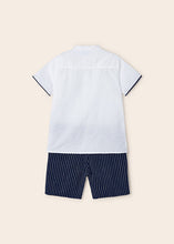 Load image into Gallery viewer, NEW SS23 Mayoral Boys Linen Shorts Set Navy/26 3240
