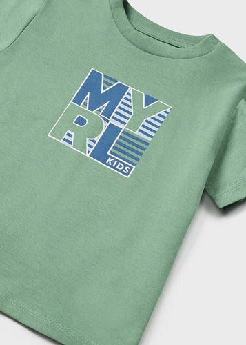 NEW SS24 Mayoral Boys T-shirt Green/24 106