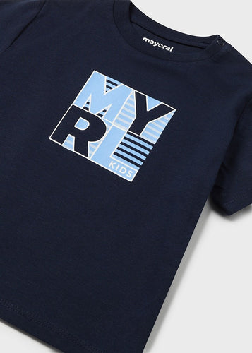 NEW SS24 Mayoral Boys T-shirt Navy/28 106