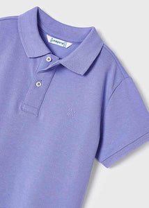 NEW SS24 Mayoral Boys Polo Top Lilac/33 150