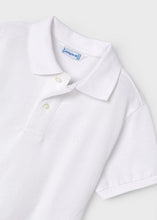 Load image into Gallery viewer, NEW SS24 Mayoral Boys Polo Top White/36 150