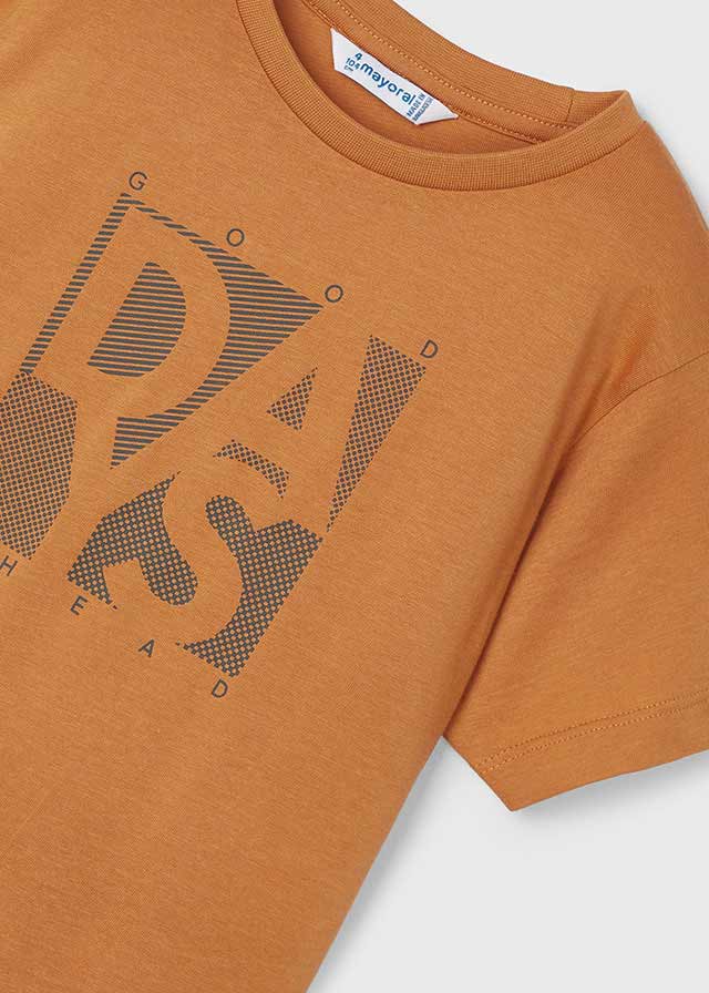 NEW SS24 Mayoral Boys T-shirt Orange/46 170