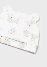 Load image into Gallery viewer, NEW SS24 Mayoral Boys Bunny Babygrow and Hat Set Sky Blue/90 1721