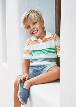 Load image into Gallery viewer, NEW SS24 Mayoral Boys Striped Polo Top Multi/43 3108