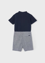 Load image into Gallery viewer, NEW SS24 Mayoral Boys Polo Shorts Set Navy/38 3282