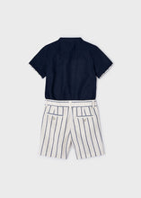 Load image into Gallery viewer, NEW SS24 Mayoral Boys Linen Shorts Set Navy/43 3283