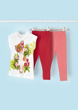 Load image into Gallery viewer, NEW SS24 Mayoral Girls 3 Piece Leggings Set Grenadine/16 3709
