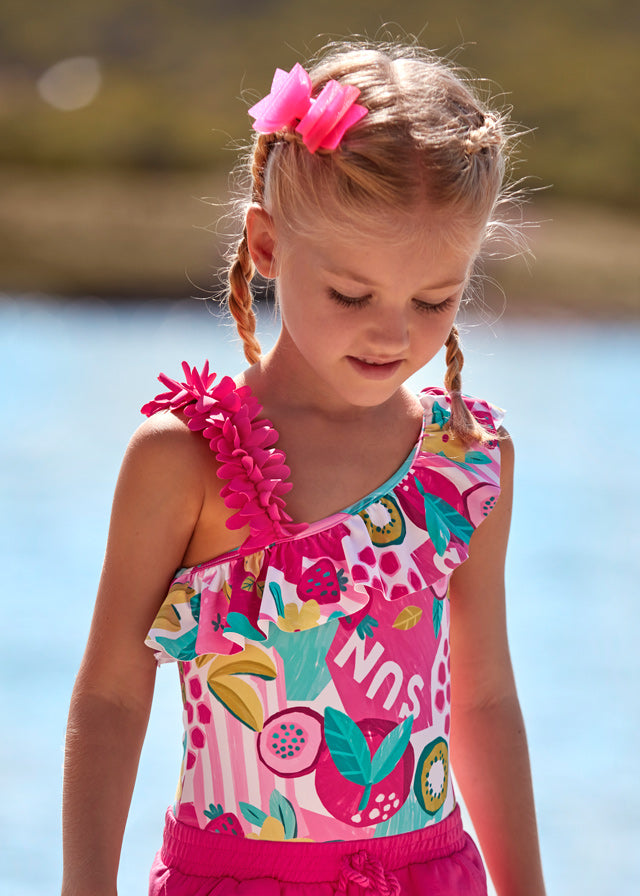 NEW SS24 Mayoral Girls Swimsuit pink/36 3717