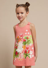 Load image into Gallery viewer, NEW SS24 Mayoral Girls Printed Dress Coral/84 3943