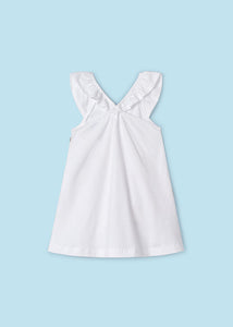 NEW SS24 Mayoral Girls Dress White/92 3944