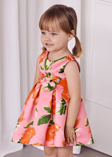 Load image into Gallery viewer, NEW SS24 Abel and Lula Girls satin Dress Fuchsia Pink 5021