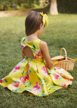 Load image into Gallery viewer, NEW SS24 Abel and Lula Girls Mikado Dress Yellow 5057