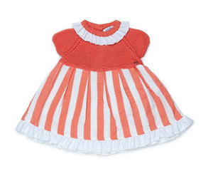NEW SS24 Juliana Girls Coral Half Knit Dress 24113