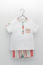 Load image into Gallery viewer, NEW SS24 Foque Boys Striped Shorts Set 2414932