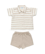 Load image into Gallery viewer, NEW SS24 Juliana Boys Beige Shorts Set 24184