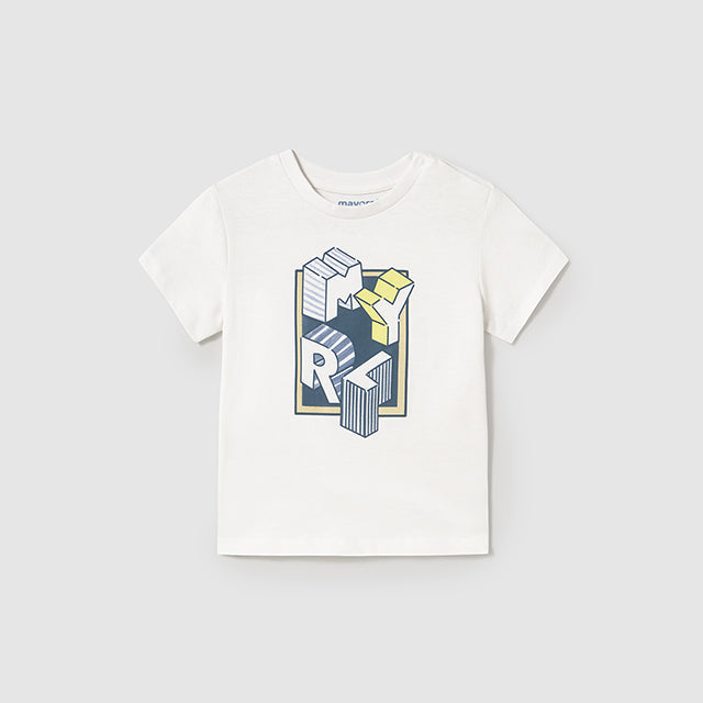 PRE ORDER - NEW SS25 Mayoral Boys t shirt 106 White/28