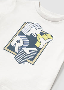 PRE ORDER - NEW SS25 Mayoral Boys t shirt 106 White/28