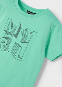 PRE ORDER - NEW SS25 Mayoral Boys T Shirt 170 Aqua/22