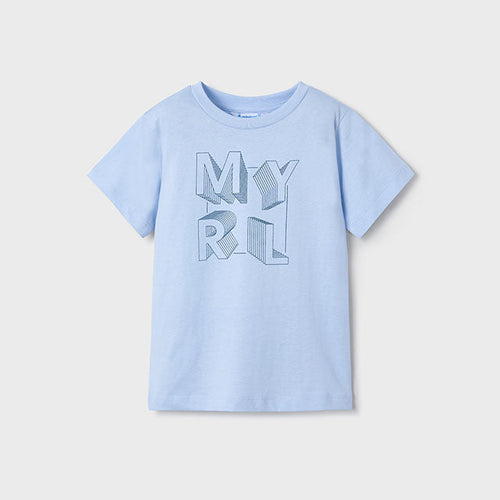 PRE ORDER - NEW SS25 Mayoral Boys T Shirt 170 Sky/24