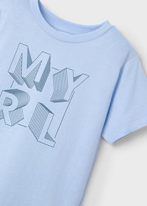 PRE ORDER - NEW SS25 Mayoral Boys T Shirt 170 Sky/24