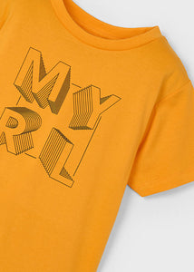 PRE ORDER - NEW SS25 Mayoral Boys T Shirt 170 Orange/25