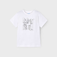 Load image into Gallery viewer, PRE ORDER - NEW SS25 Mayoral Boys T Shirt 170 White/28