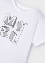 Load image into Gallery viewer, PRE ORDER - NEW SS25 Mayoral Boys T Shirt 170 White/28