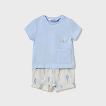 Load image into Gallery viewer, PRE ORDER - NEW SS25 Mayoral Baby Boys Shorts Set 1202 Sky/37