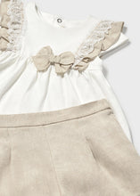 Load image into Gallery viewer, PRE ORDER - NEW SS25 Mayoral Girls Shorts Set 1236 Linen/10