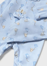 Load image into Gallery viewer, PRE ORDER - NEW SS25 Mayoral Baby Boys Babygrow with Hat 1706 Sky/93