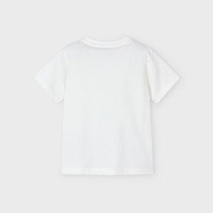 PRE ORDER - NEW SS25 Mayoral Boys T Shirt 3025 Cream/94