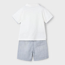 Load image into Gallery viewer, PRE ORDER - NEW SS25 Mayoral Boys Shorts Set 3232 Blue/36