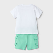 Load image into Gallery viewer, PRE ORDER - NEW SS25 Mayoral Boys Shorts Set 3605 Aqua/87