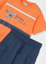 Load image into Gallery viewer, PRE ORDER - NEW SS25 Mayoral Boys Shorts Set 3605 Coral/88