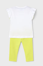 Load image into Gallery viewer, PRE ORDER - NEW SS25 Mayoral Girls Leggings Set 3711 Citrus/75