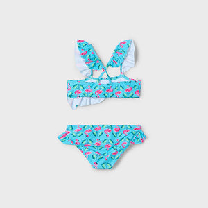 NEW SS25 Mayoral Girls Bikini 3714 Flamingos/75