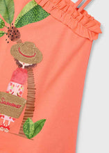 Load image into Gallery viewer, PRE ORDER - NEW SS25 Mayoral Girls Sun Dress 3937 Tangerine/67