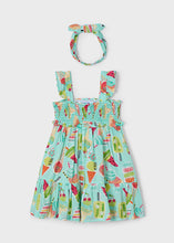 Load image into Gallery viewer, PRE ORDER - NEW SS25 Mayoral Girls Sun Dress 3939 Aqua/44