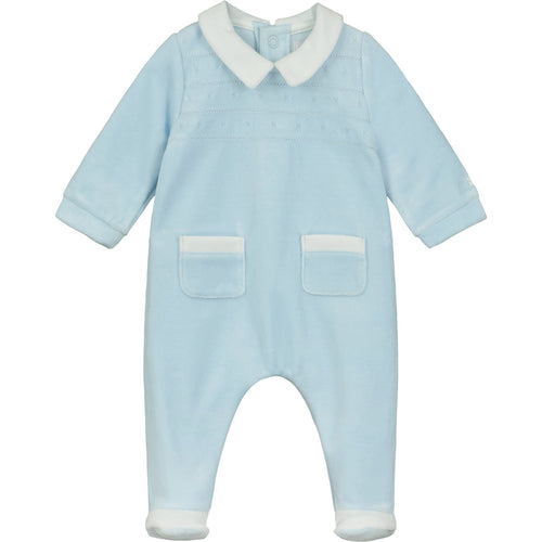 NEW AW24 Emile et Rose Eamon Velour Babygrow 2548