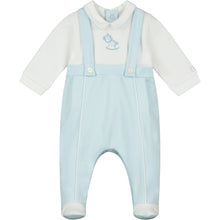 Load image into Gallery viewer, NEW SS24 Emile et Rose Blue Rocking Horse Babygrow Fergus 2575