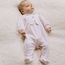 Load image into Gallery viewer, NEW AW24 Emile et Rose Honey Bunny Head Babygrow 2594