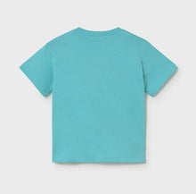 Load image into Gallery viewer, NEW SS26 Mayoral Boys T-shirt 106 Turquoise/10