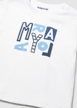 Load image into Gallery viewer, NEW SS26 Mayoral Boys T-shirt 106 White/11