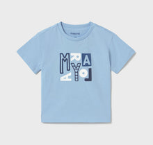 Load image into Gallery viewer, NEW SS26 Mayoral Boys T-shirt 106 Sky Blue/12