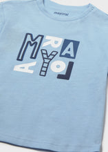 Load image into Gallery viewer, NEW SS26 Mayoral Boys T-shirt 106 Sky Blue/12