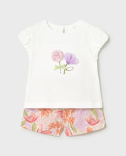 Load image into Gallery viewer, NEW SS26 Mayoral Girls Shorts Set 1213 Blossom/77