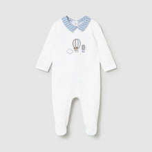 Load image into Gallery viewer, PRE ORDER - NEW SS26 Mayoral Boys Babygrow 1742 White/77