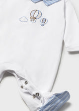 Load image into Gallery viewer, PRE ORDER - NEW SS26 Mayoral Boys Babygrow 1742 White/77