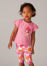 Load image into Gallery viewer, NEW SS26 Mayoral Girls Leggings Set 1751 Geranium/92