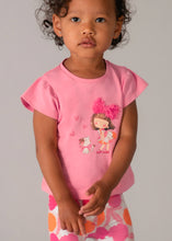 Load image into Gallery viewer, NEW SS26 Mayoral Girls Leggings Set 1751 Geranium/92